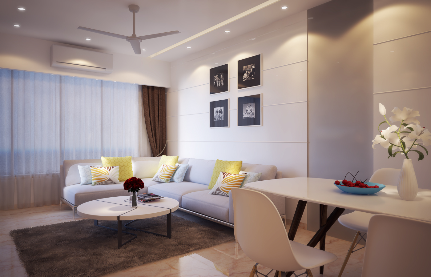 Living Room Interior Designers Decorators In Mumbai